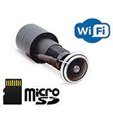 Беспроводной WI-FI IP видеоглазок-камера KDM XM200-W-8GH